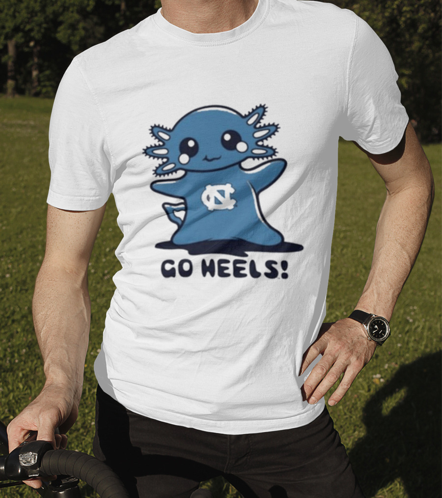 UNC Axolotl Go Heels Cute College Sports T-Shirt