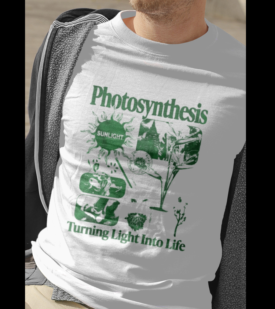 Photosynthesis Turning Light Into Life Science Botanical Diagrams T-Shirt