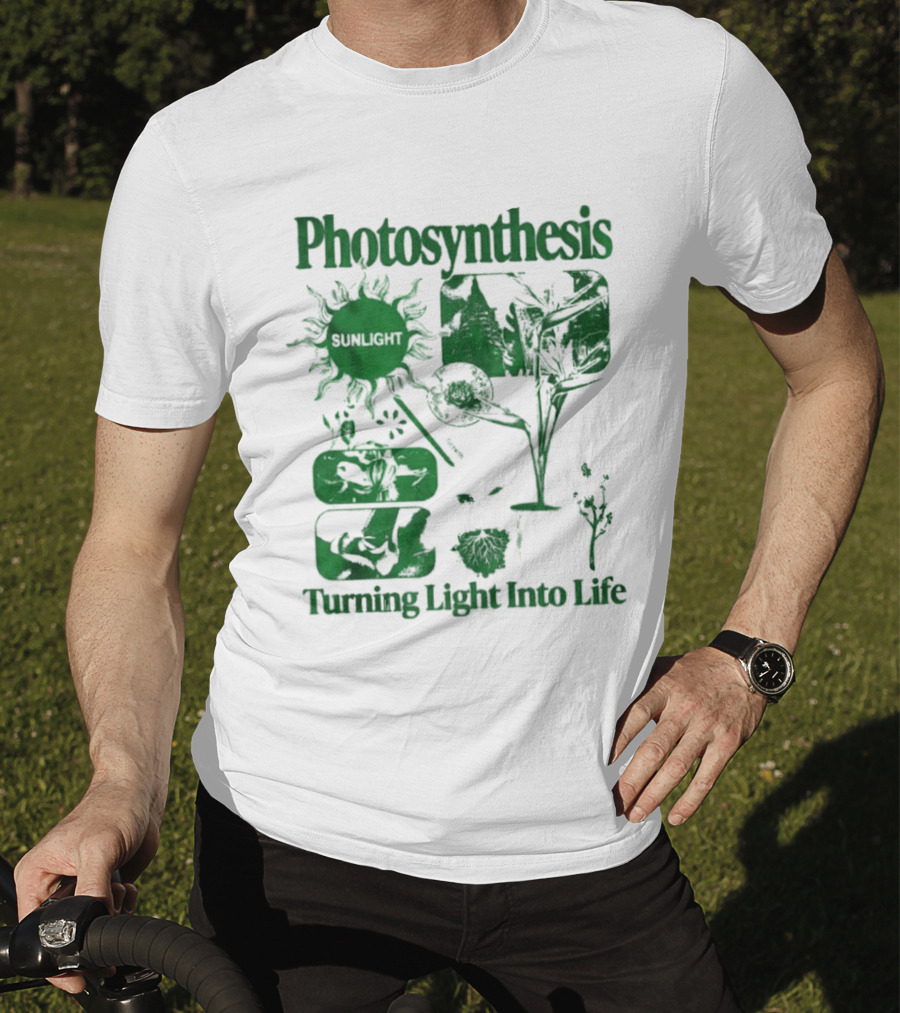 Photosynthesis Turning Light Into Life Science Botanical Diagrams T-Shirt