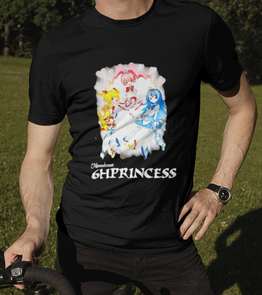 Mononoke 6HPPrincess Anime Characters Colorful Trio T-Shirt