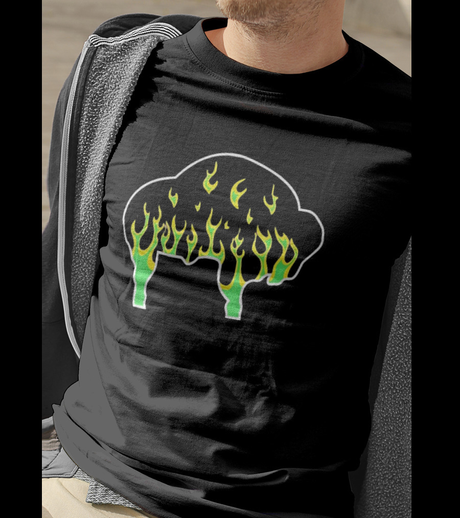 Buffalo Flaming Buffalo Fire T-Shirt