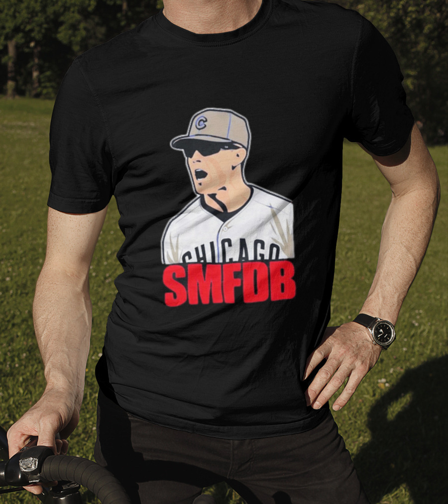 Chicago Cubs SMFDB Manager Yelling Iconic Baseball Team Fan T-Shirt