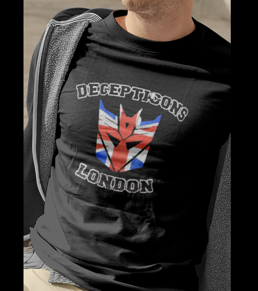 Decepticons London Union Jack Transformers T-Shirt