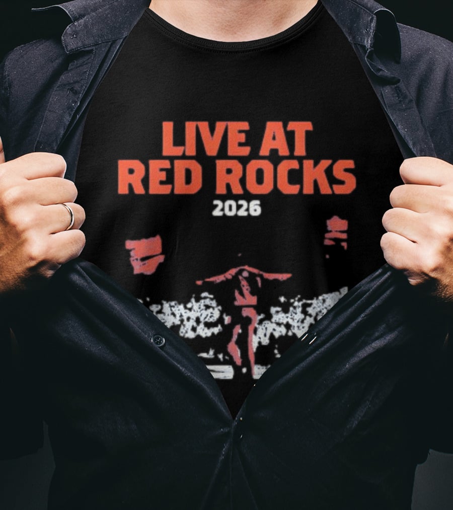 Live At Red Rocks 2026 Concert Performer Music Event T-Shirt