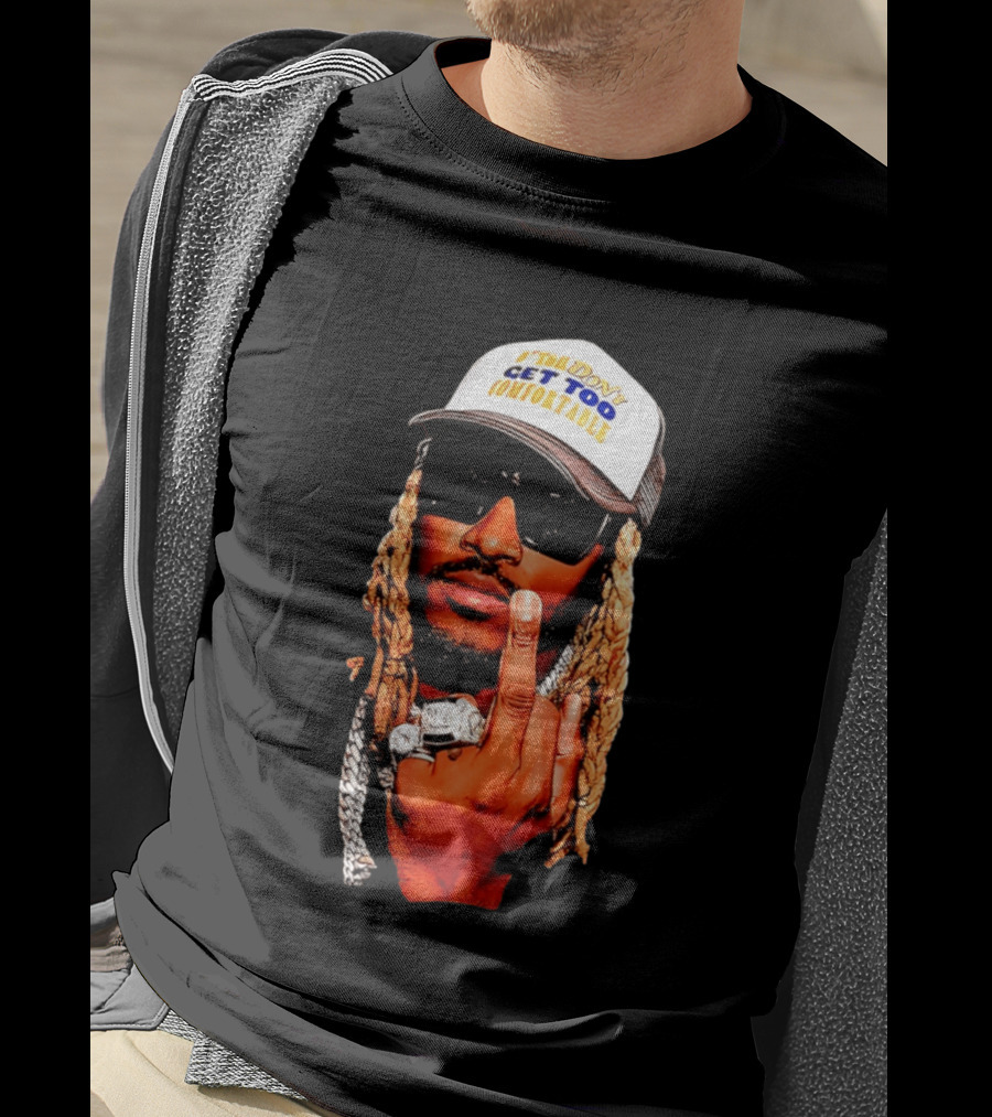 Future Don't Get Too Comfortable Middle Finger T-Shirt
