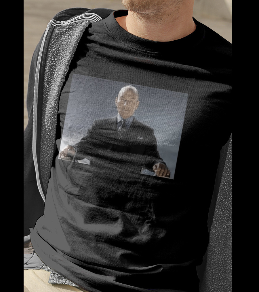 Patrick Stewart Never Retires Iconic Star Role Suit Image T-Shirt