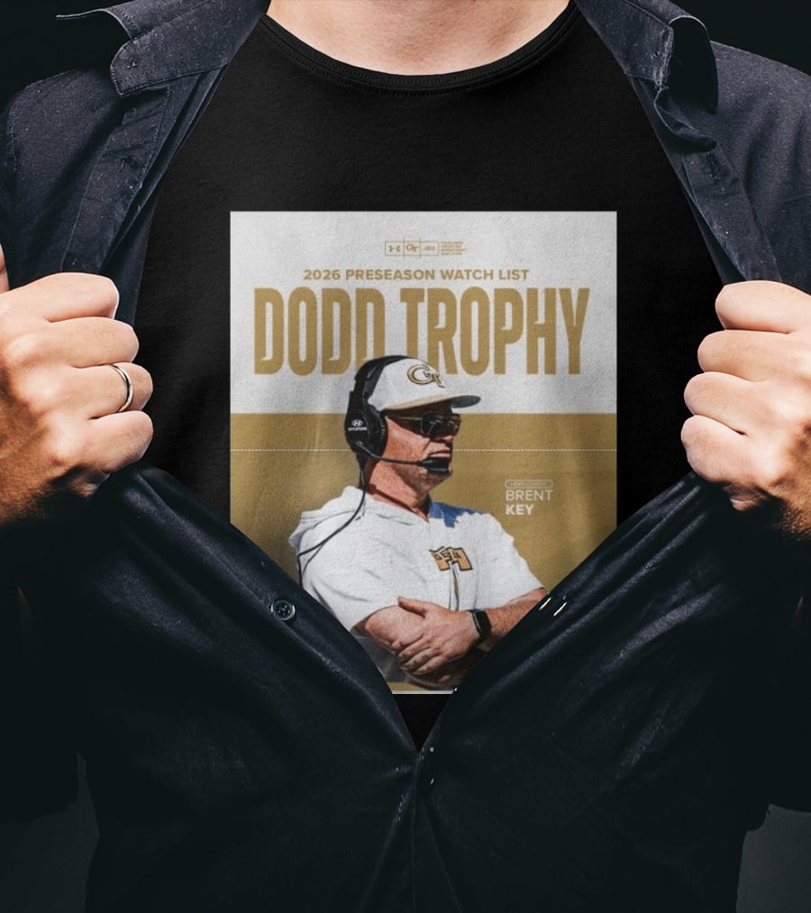 2026 Preseason List Dodd Trophy Head Coach Brent Key T-Shirt