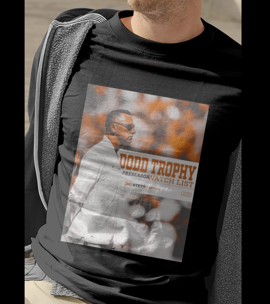 Dodd Trophy Preseason List Steve Sarkisian 2026 Texas Football T-Shirt