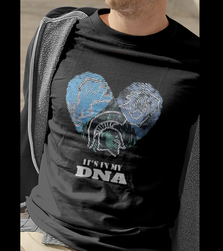 Heart Fingerprint Dog Breed Lover It's In My DNA T-Shirt