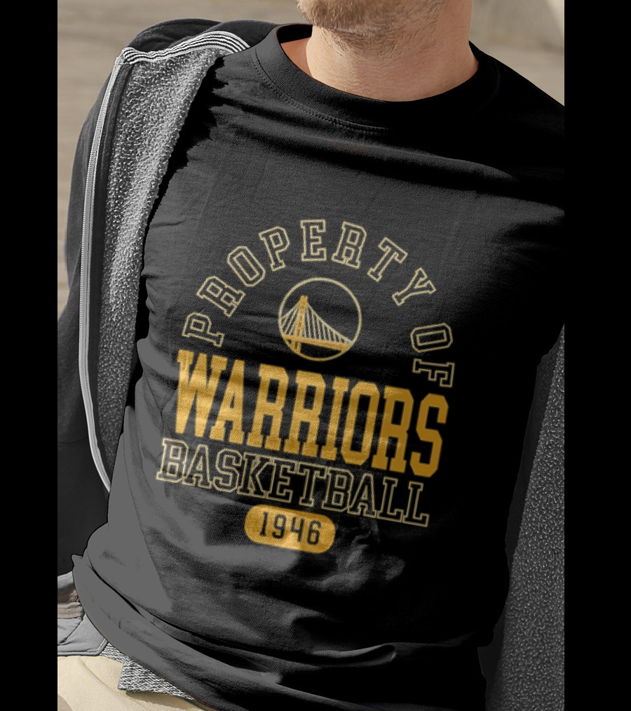 Property Of Warriors Basketball 1946 Golden State Iconic Team Heritage T-Shirt