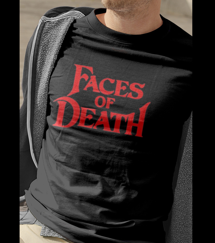 Faces Of Death Horror Movie Red T-Shirt