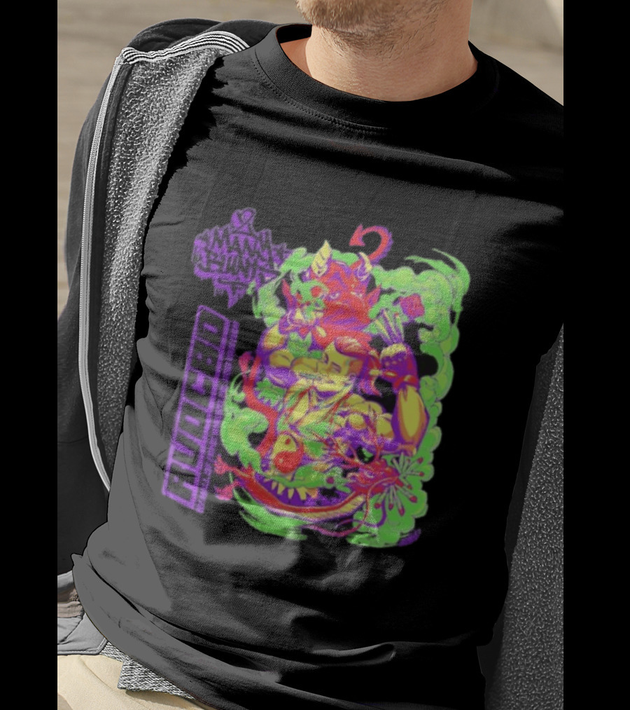 Rob Van Dam 2 Many Blunts RVD CBD Hall Of Fame Wrestler Psychedelic Smoke Dragons T-Shirt