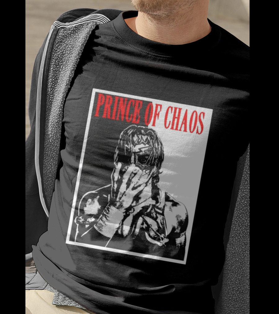 Shado Jr Prince Of Chaos Wrestling Lucha Libre Masked Wrestler T-Shirt