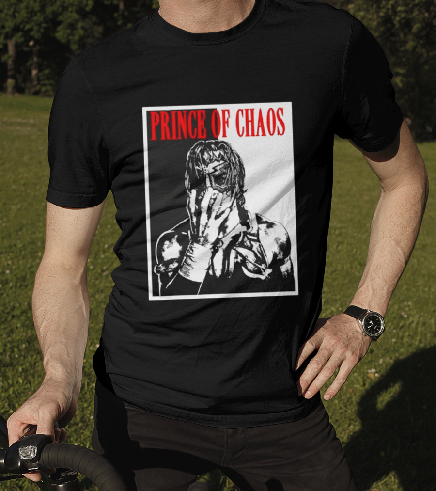 Shado Jr Prince Of Chaos Wrestling Lucha Libre Masked Wrestler T-Shirt
