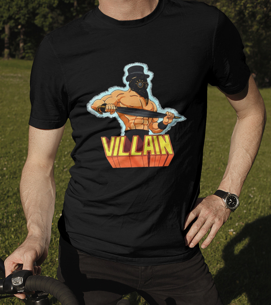 Villain Plague Doctor Warrior With Sword T-Shirt