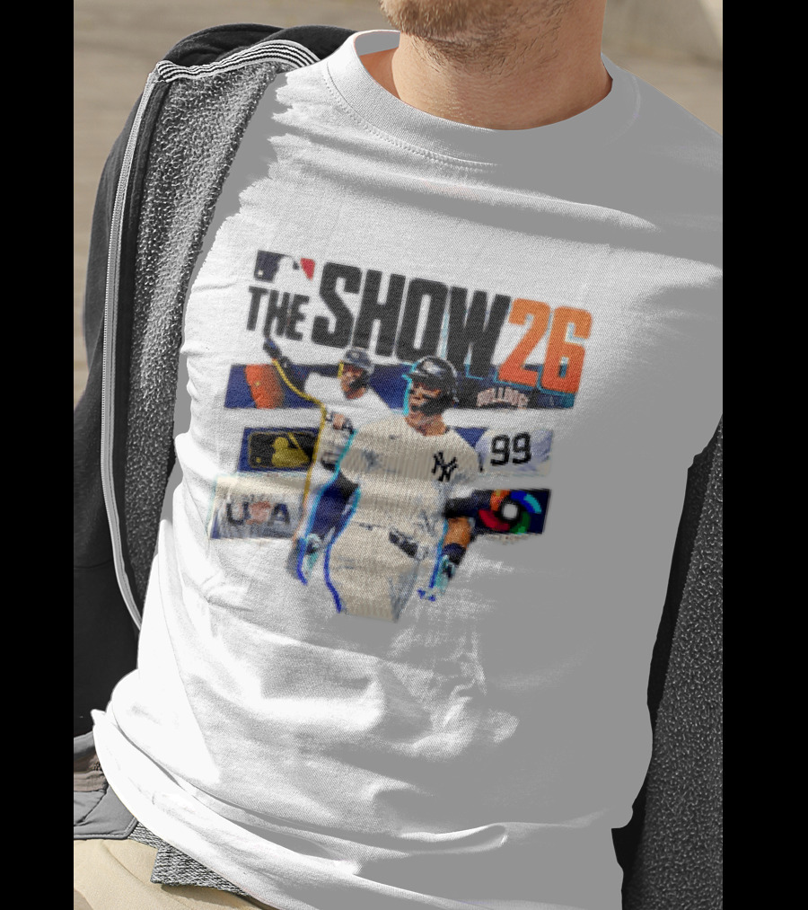 MLB The Show 26 Aaron Judge New York Yankees 99 USA T-Shirt
