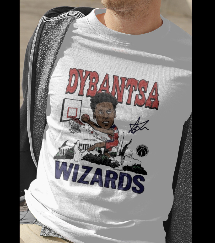 Dybantsa Washington Wizards Rookie Tri Blend Homage T-Shirt