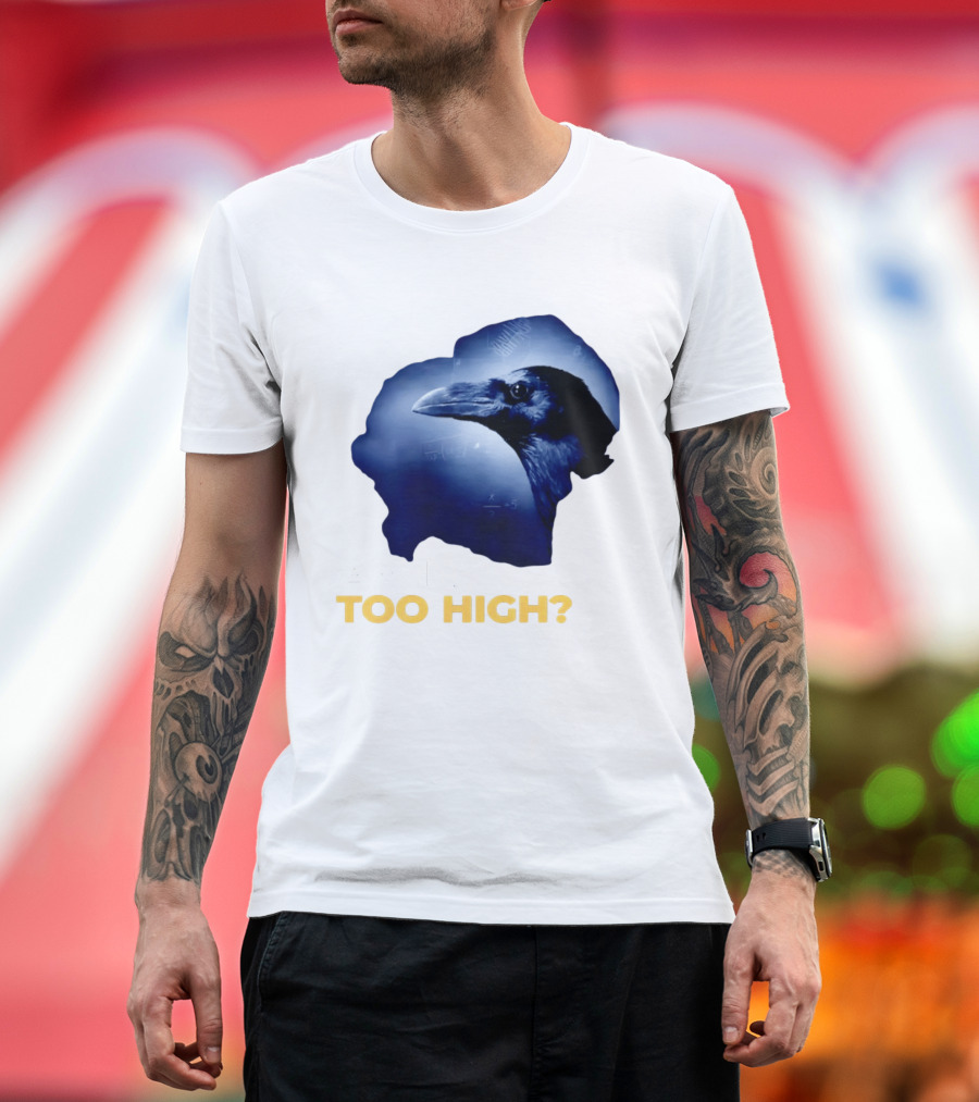 An IQ Too High Raven Sarcasm Meme T-Shirt