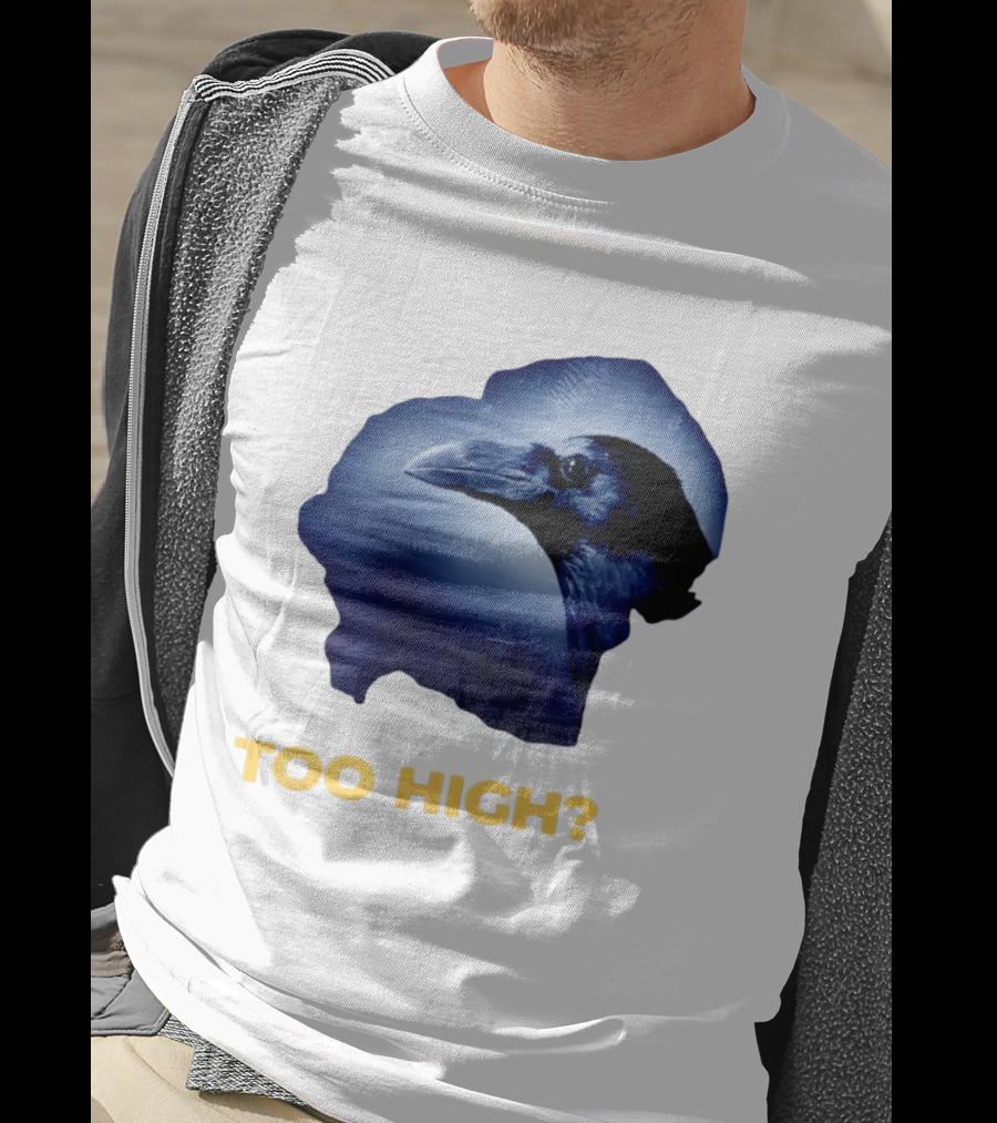 An IQ Too High Raven Sarcasm Meme T-Shirt