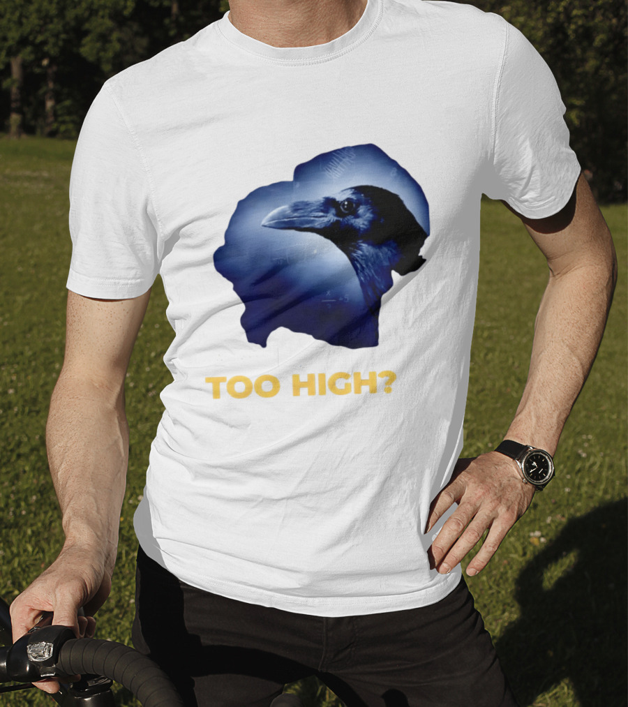 An IQ Too High Raven Sarcasm Meme T-Shirt