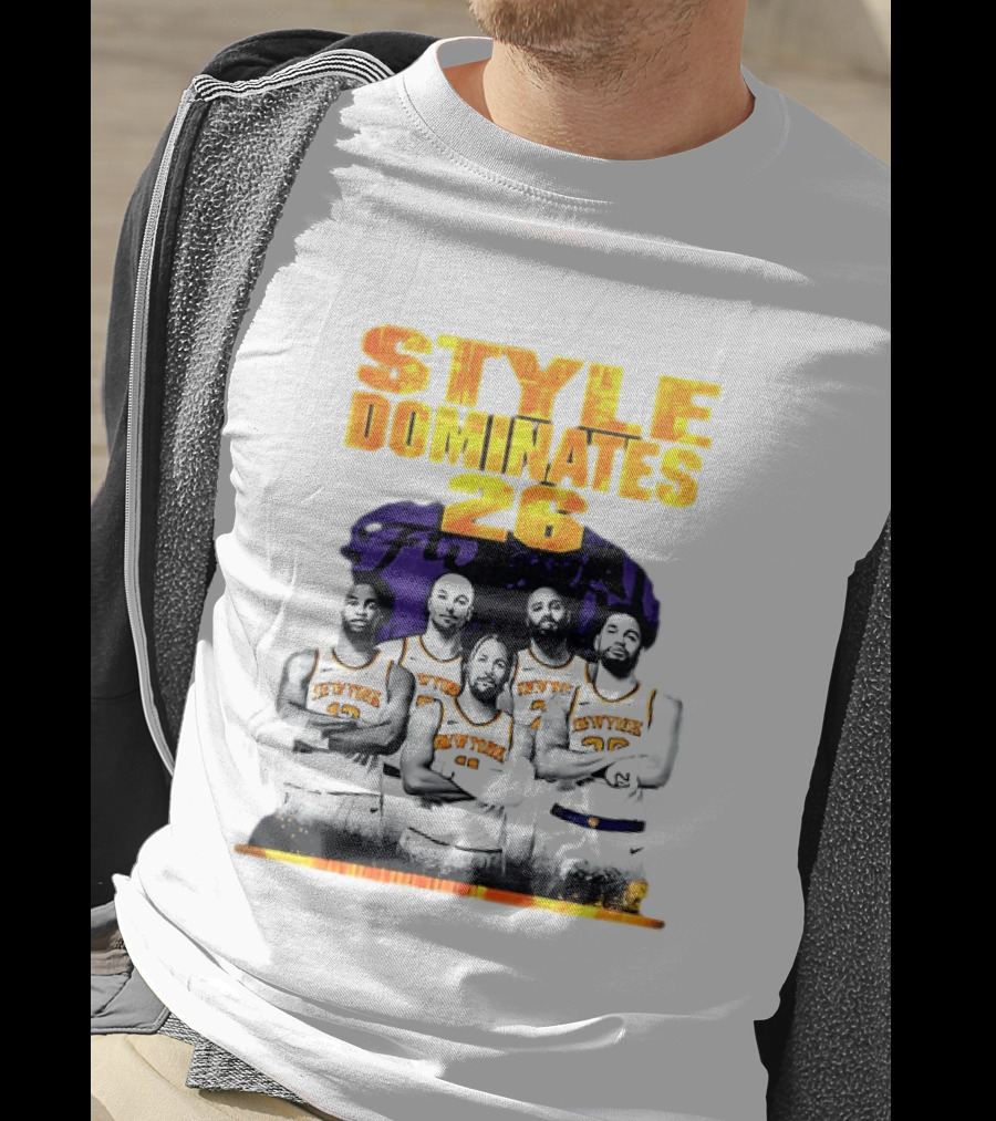 New York Knicks Basketball Style Dominates 26 T-Shirt
