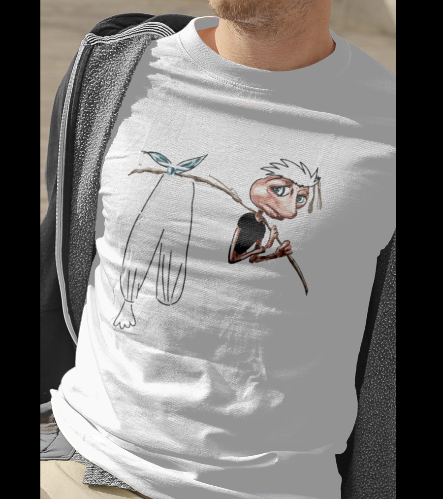Go Jo Joe Biden Hobo Cartoon Character With Bindle And Pants T-Shirt