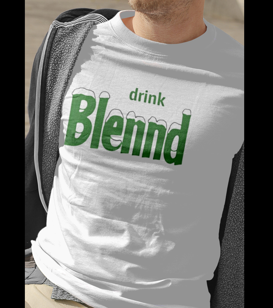 Refresh Your Routine Drink Blennd Green T-Shirt
