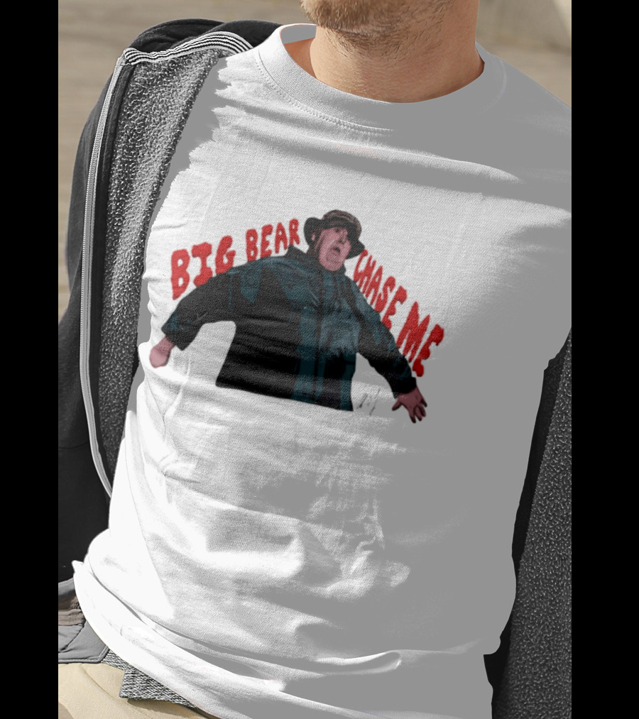 John Candy Big Bear Chase Me The Great Outdoors Movie Scene T-Shirt