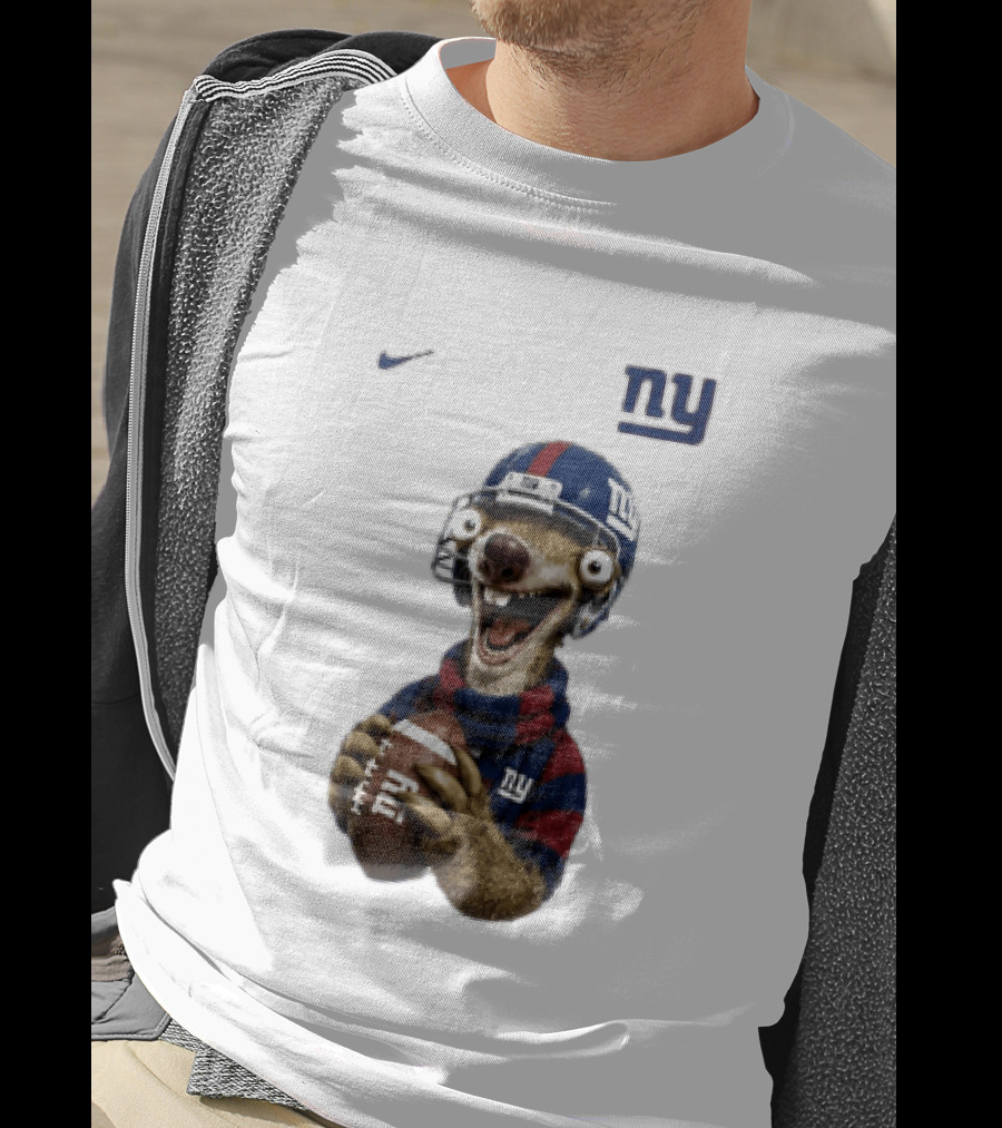 Sid The Sloth New York Giants Football NFL Fan Gear T-Shirt