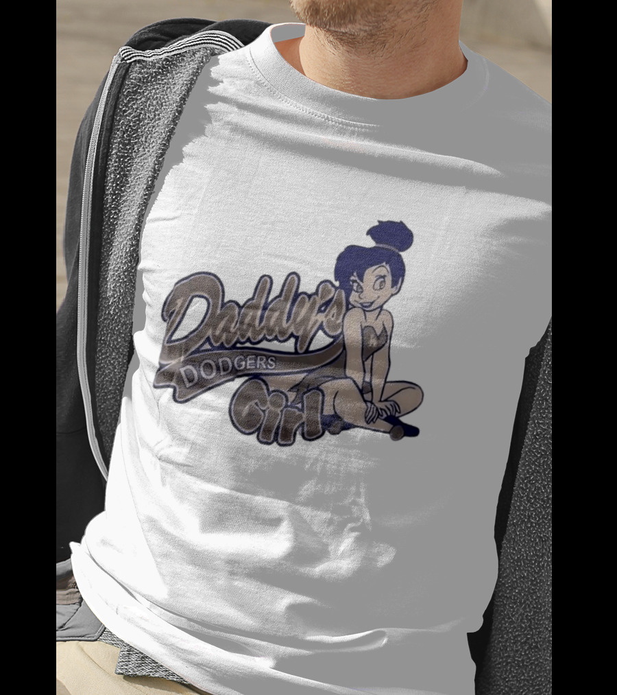 Daddy's Dodgers Girl Tinker Bell Los Angeles T-Shirt