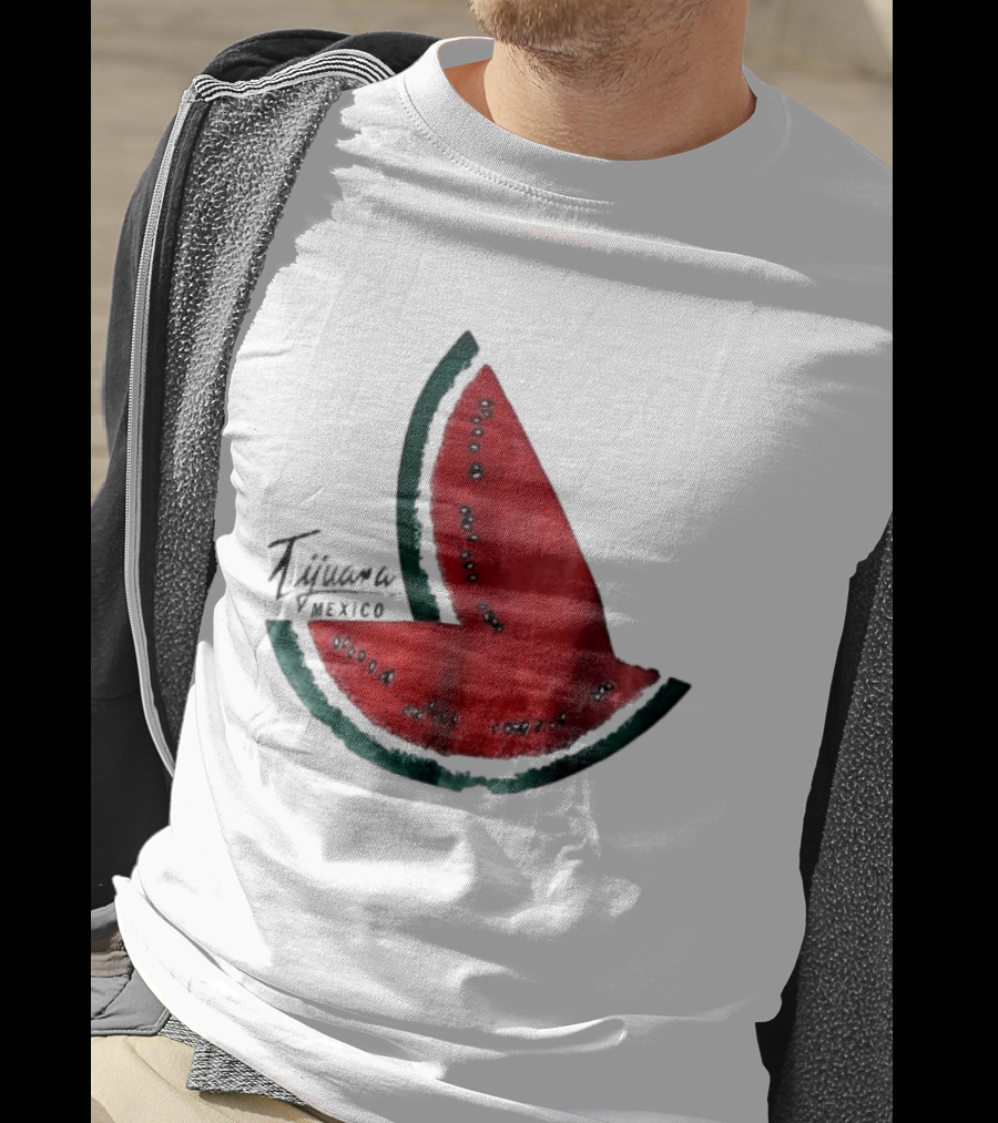 Tijuana Mexico Watermelon Summer Snack Souvenir T-Shirt