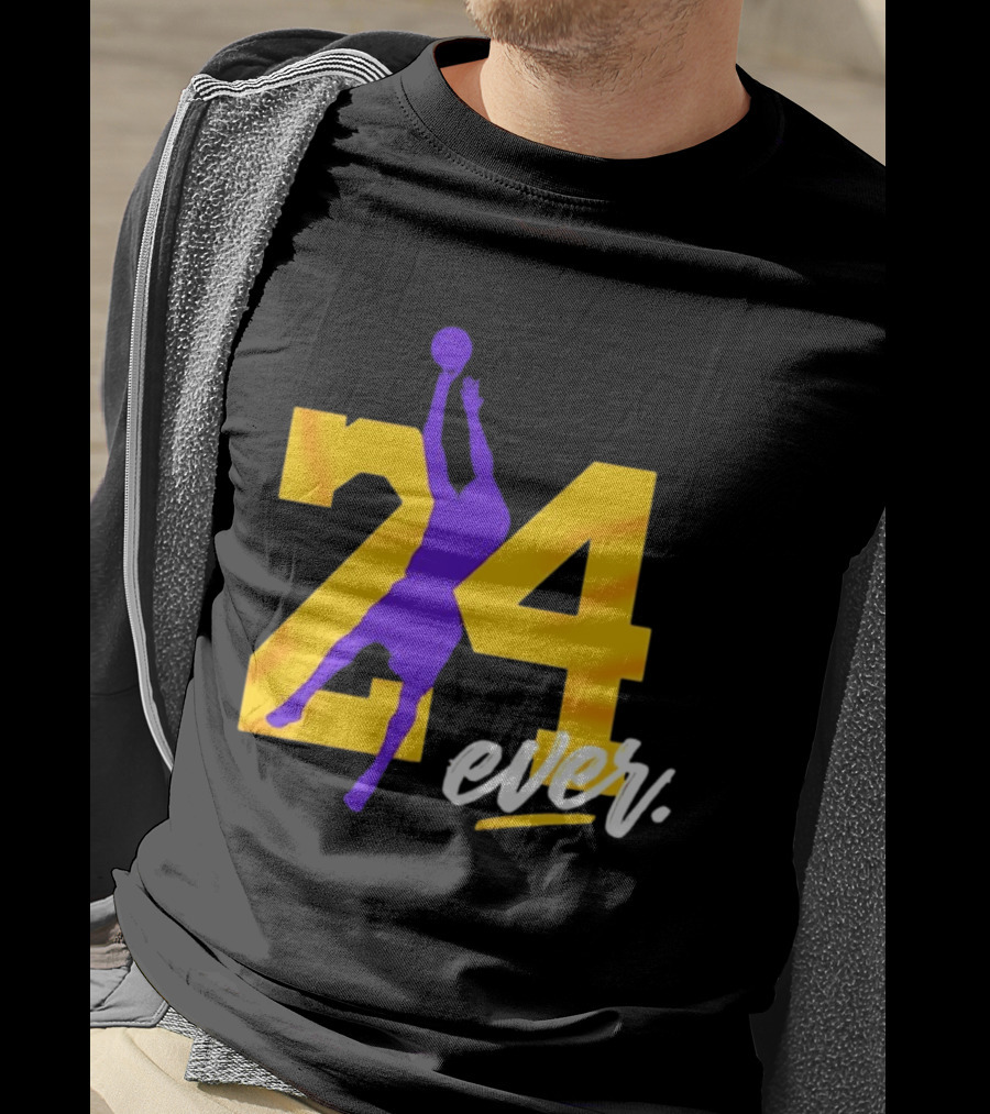 Kobe Bryant Los Angeles Lakers 24 Ever Basketball Legend T-Shirt