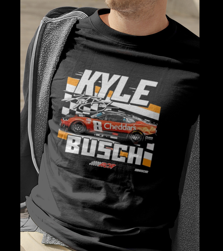 Kyle Busch Cheddar's NASCAR 8 Richard Childress Racing RCR T-Shirt