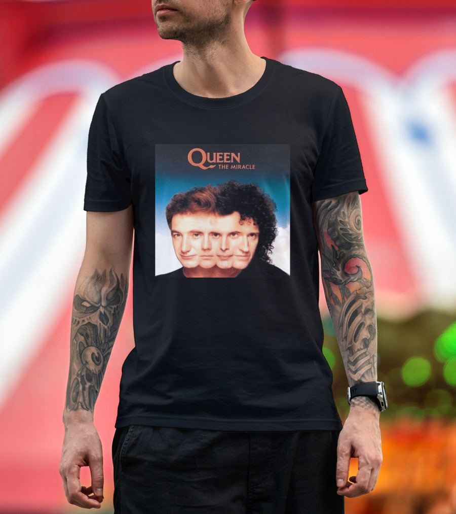 Queen The Miracle Album Cover Art May 1989 Release T-Shirt