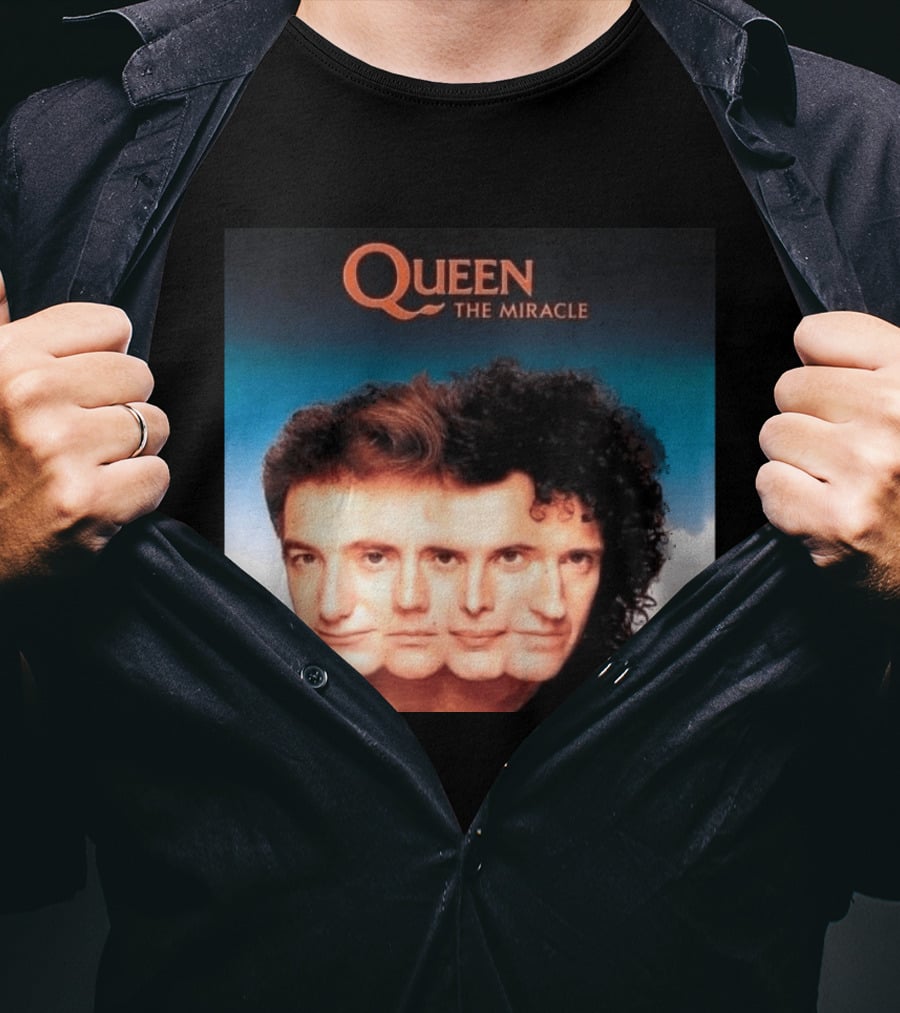 Queen The Miracle Album Cover Art May 1989 Release T-Shirt