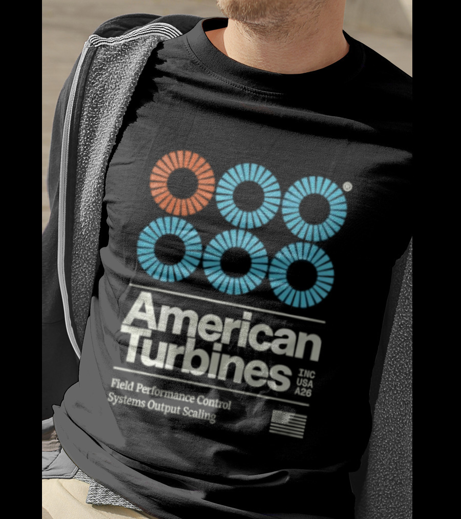 American Turbines Inc USA A26 Field Performance Control Systems Output Scaling T-Shirt