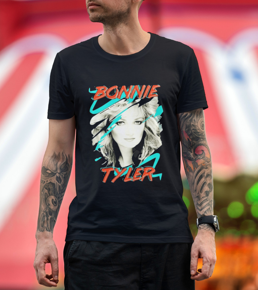 Bonnie Tyler 80s Pop Music Star T-Shirt
