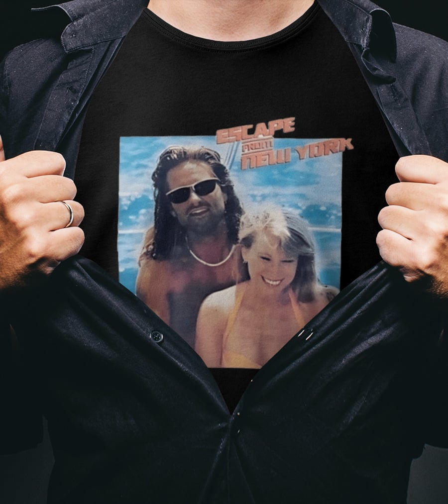 Captain Ron Kurt Russell Mary Kay Place Escape From New York 1992 T-Shirt