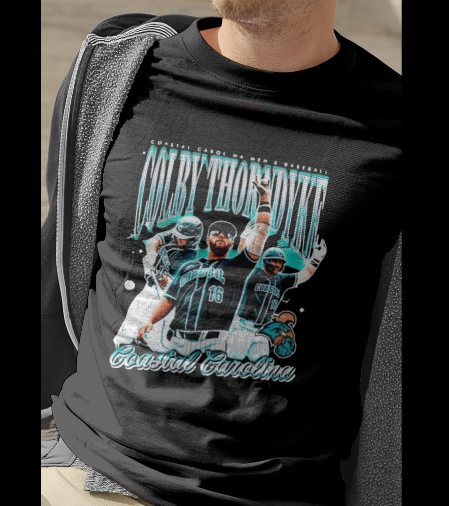 Coastal Carolina Chanticleers Colby Thoradyke Baseball Coastal Carolina T-Shirt
