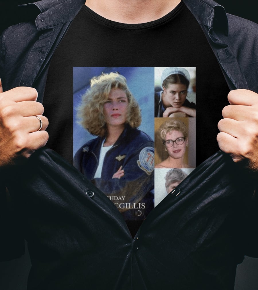 Happy Birthday Kelly McGillis Photos Compilation T-Shirt