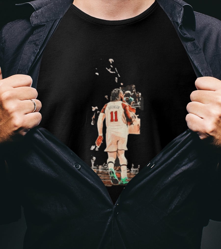 Jalen Brunson New York Knicks NBA Player Number 11 T-Shirt