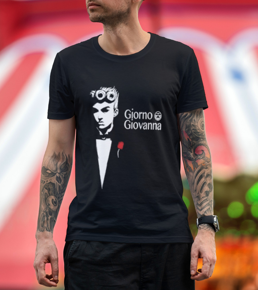 JoJo's Bizarre Adventure Giorno Giovanna Godfather T-Shirt