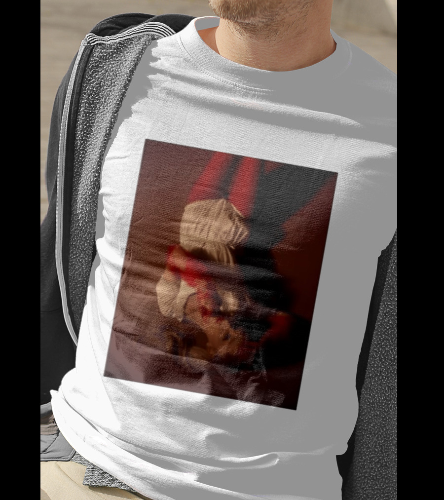 Ariana Grande Red And White Eternal Sunshine Aesthetic T-Shirt