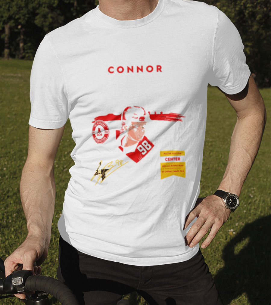 Connor Bedard Chicago Blackhawks #98 Rookie Spotlight Player Position Draft Pick T-Shirt