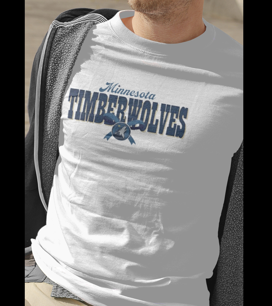 Minnesota Timberwolves Ribbon NBA Youth Adult Basketball Team T-Shirt