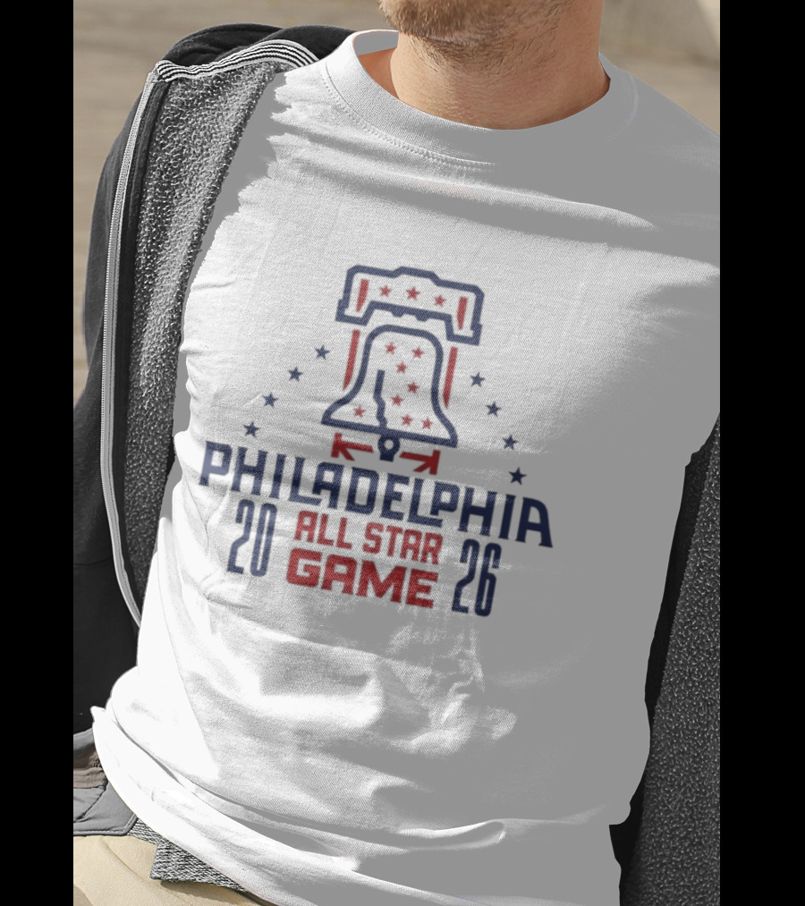 Philadelphia 2026 All Star Game Liberty Bell Stars T-Shirt