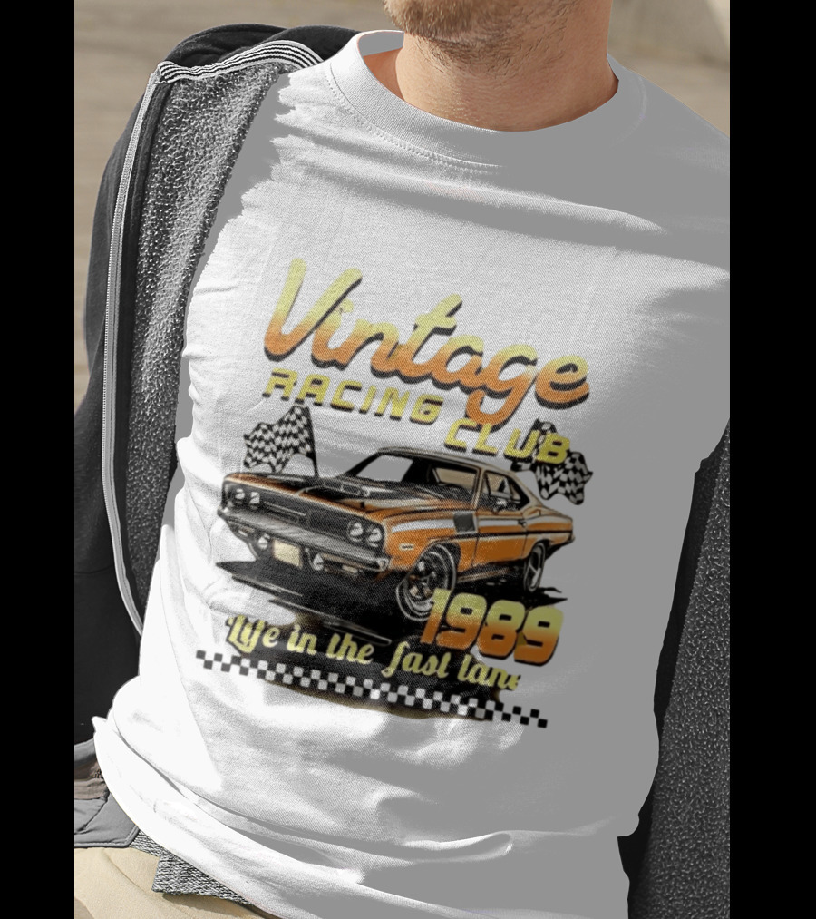 Vintage Racing Club 1989 Life In The Fast Lane T-Shirt