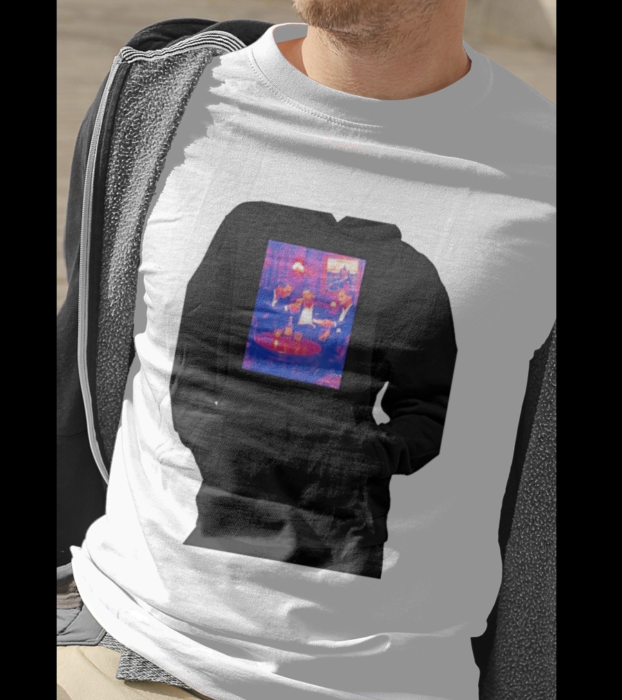 Rafael Nadal Novak Djokovic Roger Federer Tennis Legends The Big Three Iconic Gathering T-Shirt