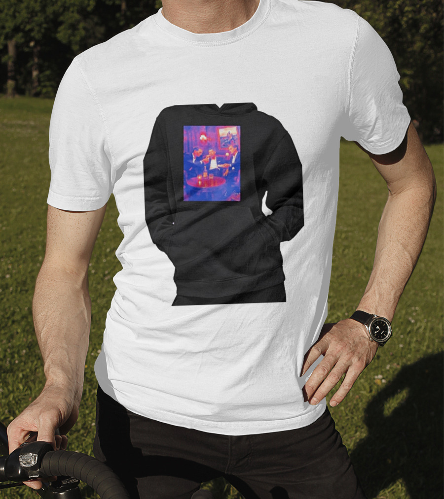 Rafael Nadal Novak Djokovic Roger Federer Tennis Legends The Big Three Iconic Gathering T-Shirt
