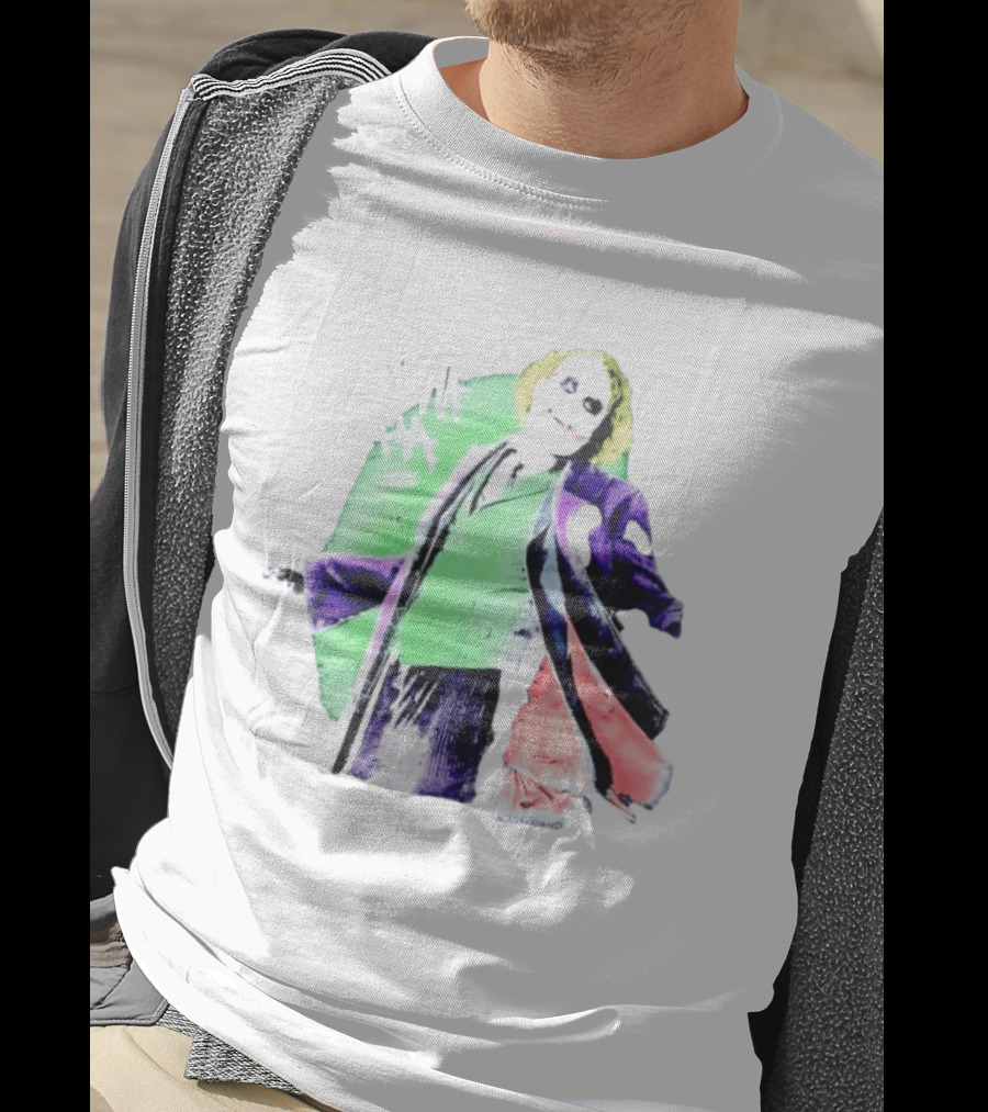 Joker The Dark Knight Ha Ha Ha Iconic Villain Laugh T-Shirt